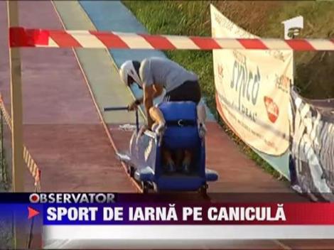 A fost inaugurata prima partie de bob pe uscat din Capitala