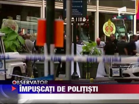 Noua persoane impuscate in atacul armat de la New York au fost lovite de gloantele politiei