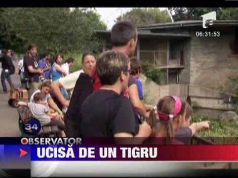 O ingrijitoare de la o Gradina Zoologica din vestul Germaniei, ucisa de un tigru