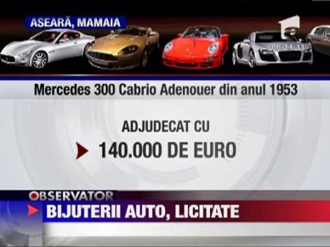 Cea mai fastuoasa licitatie de autoturisme