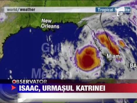 Uraganul Isaac loveste statul Louisiana