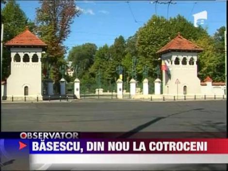 Traian Basescu s-a intors la Cotroceni - Update