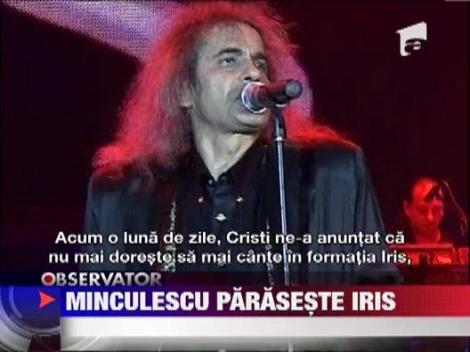 Cristi Minculescu se retrage din legendara trupa Iris