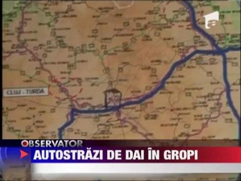 Abia au fost construite si deja sunt pline de gropi! Problemele la autostrazile din Romania continua