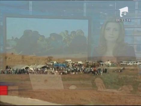 Criza umanitara la granita turco-siriana: Zeci de mii de refugiati traiesc in conditii greu de imaginat