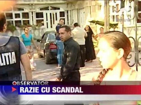 Razie cu scandal in Sintesti