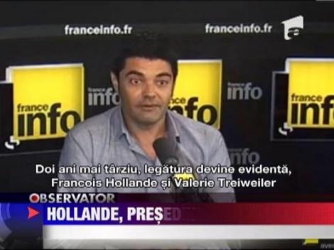 Triunghi amoros: Francois Hollande, intre sotie si amanta