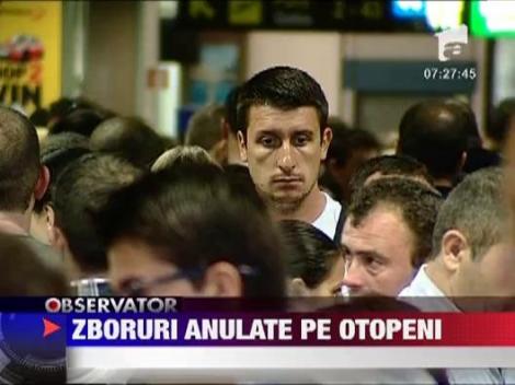 Zboruri anulate pe Otopeni. O companie aeriana a intrat in greva