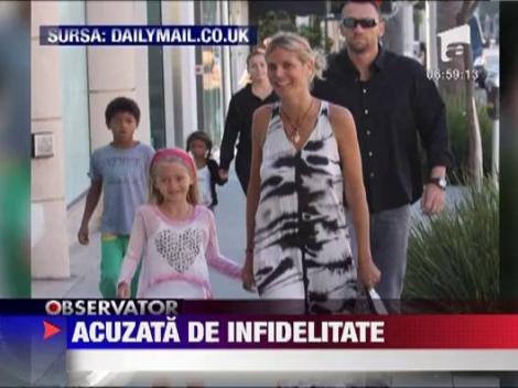 Supermodelul Heidi Klum si-a inselat sotul cu bodyguardul