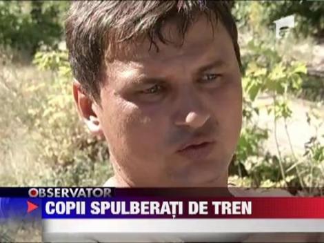 UPDATE / Copii loviti de tren in zona Republica din Capitala