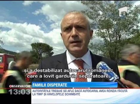 Rudele romanilor raniti au plecat spre spitalele din Franta 