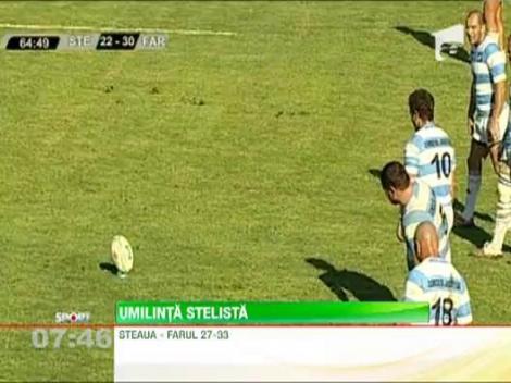 Rugby: Steaua - Farul 27-33