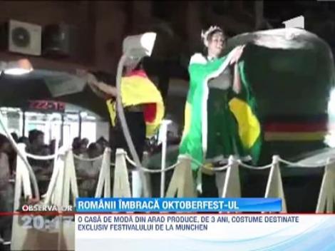 Romanii confectioneaza costumele pentru Oktoberfest-ul din Germania