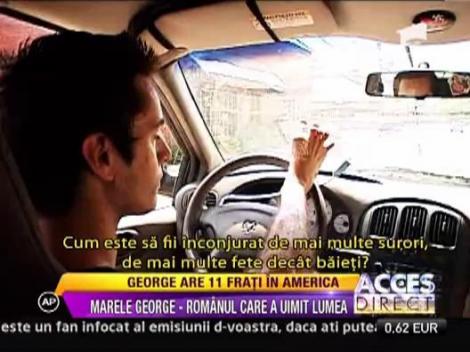 George, chitaritul fara maini, are 11 frati in America!