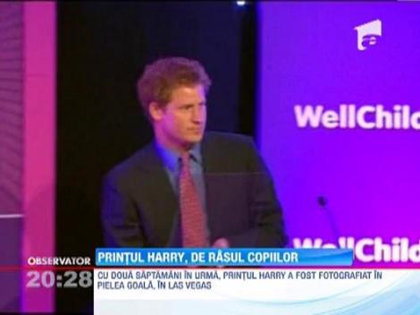 Printul Harry, luat la misto de un baietel de 6 ani