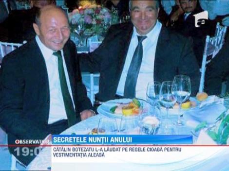 Traian Basescu a stat la aceeasi masa cu Regele Cioaba la nunta fiicei lui