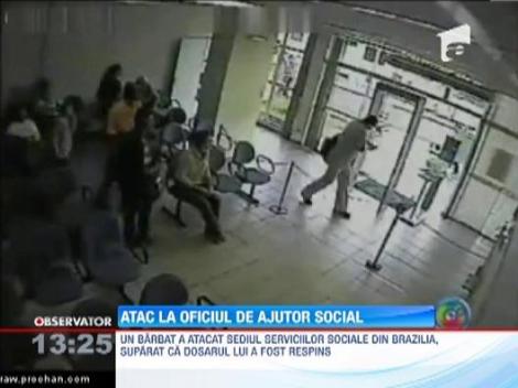 Atac cu cocktailuri molotov intr-o cladire guvernamentala din Brazilia