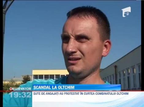 Proteste in curtea combinatului Oltchim
