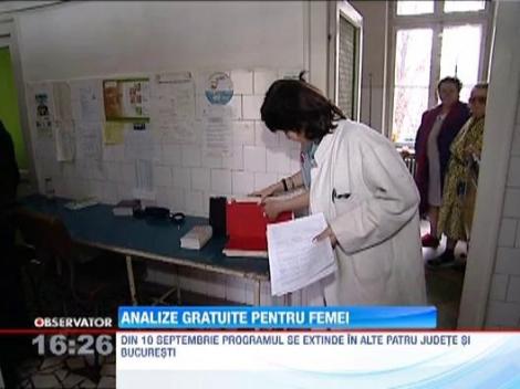 Romancele din sase judete pot face gratuit testul Babes Papanicolau