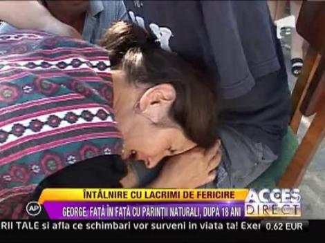 George, baiatul fara maini, s-a intalnit cu parintii sai naturali! "Mami te iubeste, mami nu te uita niciodata!" 