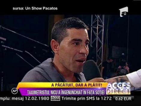 Taximetristul violat, in genunchi in fata sotiei