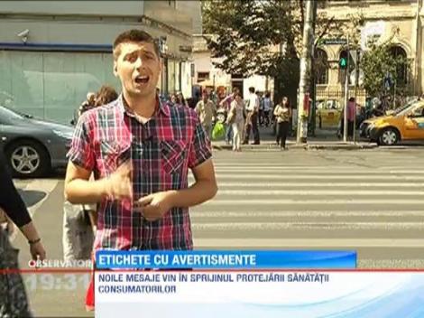 Din decembrie, etichetele alimentelor vor fi insotite de avertismente si explicatii