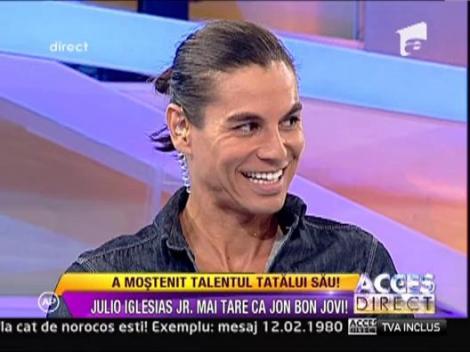 Julio Iglesias Jr, despre celebrul sau tata: "Avem acelasi timbru vocal"