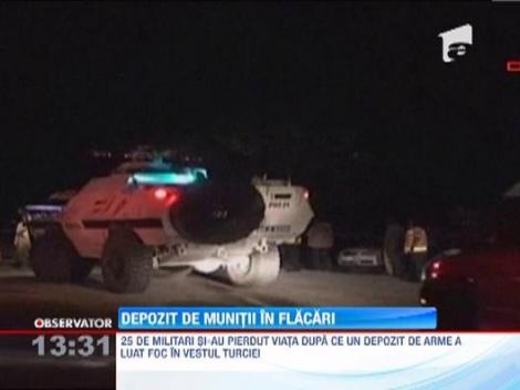 Turcia: Douazeci si cinci de militari au murit dupa ce un depozit de munitie a explodat 