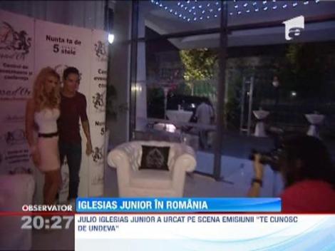 Iglesias Junior a urcat pe scena emisiunii "Te cunosc de undeva"