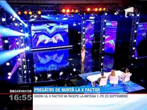 Pregatiri de nunta la  X Factor