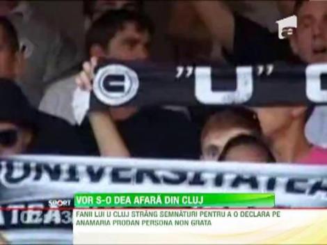 Anamaria Prodan, in razboi cu fanii lui U Cluj