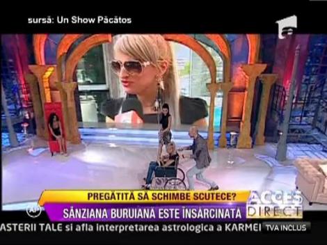 Sanziana Buruiana este insarcinata