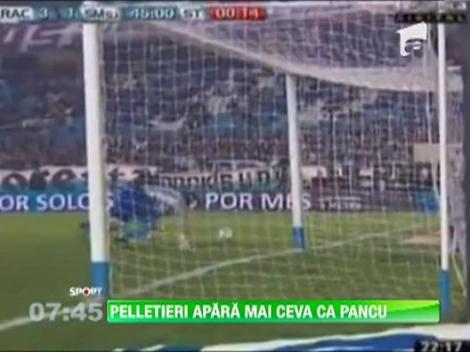 Fotbalistul argentinian Augustin Pelletieri a aparat un penalty