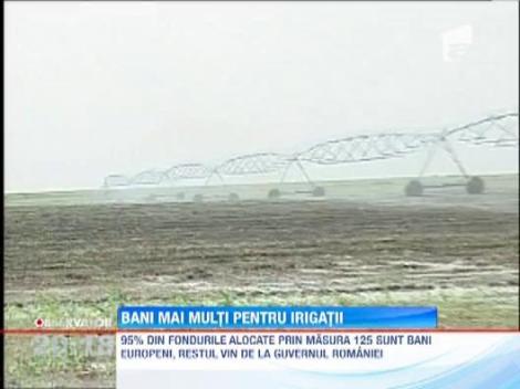 Ministerul Agriculturii a suplimentat cu 60 de milioane de euro bugetul pentru irigatii