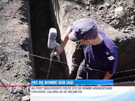 Peste 270 de proiectile active, descoperite langa aeroportul din Iasi