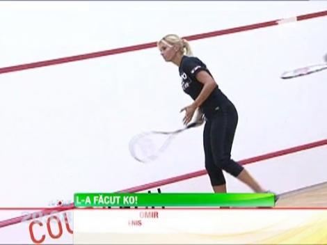 Ruxandra Dragomir se descurca bine in sala de suuash