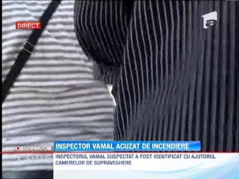 Inspector vamal, retinut pentru incendierea depozitelor Garzii Financiare
