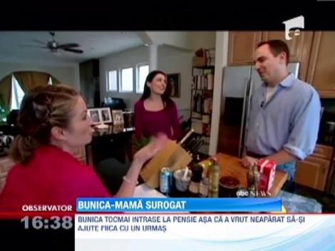 O femeie a devenit mama surogat pentru fiica ei, la varsta de 60 de ani!