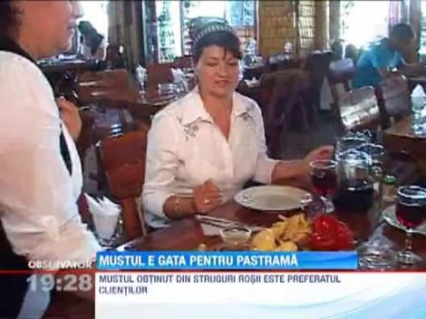 Mustul e gata pentru pastrama