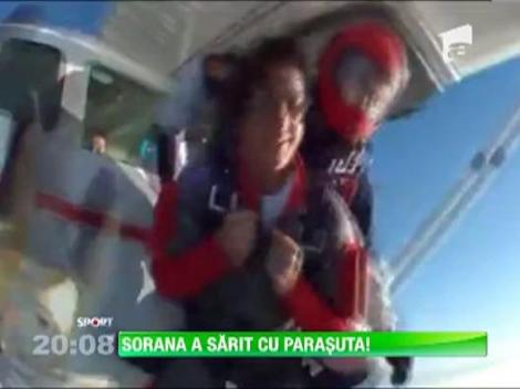 Sorana Cirstea a sarit cu parasuta!