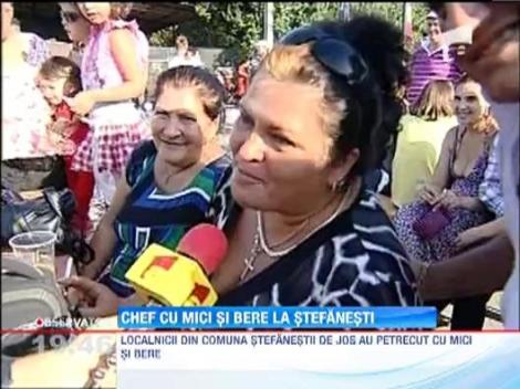 Chef cu mici si bere, la Stefanesti
