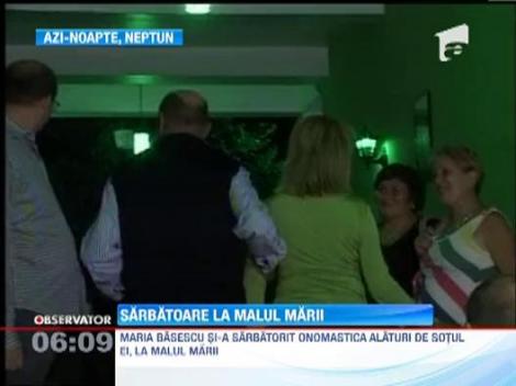 Maria Basescu si-a serbat onomastica pe litoral