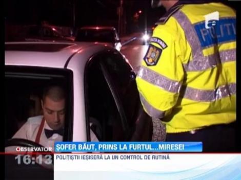 A vrut sa fure o mireasa si a ramas fara permis!