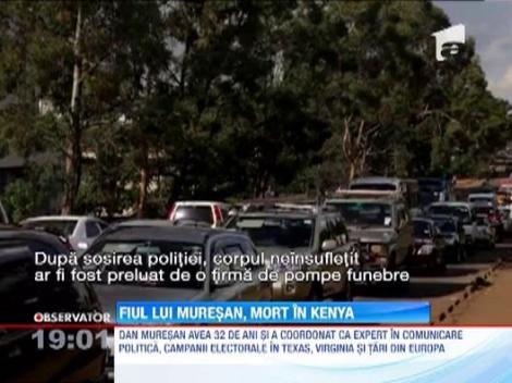 Fiul fostului ministru Ioan Avram Muresan a fost gasit mort in Kenya
