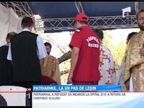 Patriarhul Daniel a lesinat la Mizil, in timpul slujbei de sfintire a unei biserici