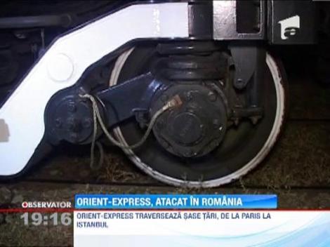 Trenul Orient Express a fost atacat cu pietre la Sighisoara