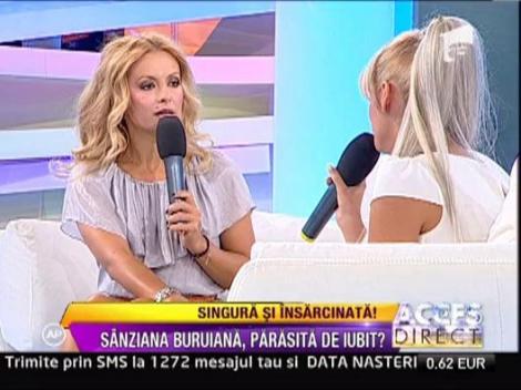 Sanziana Buruiana: "Sarcina a fost o alarma falsa"