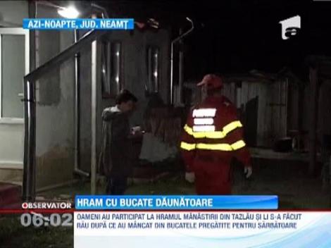 16 persoane au facut toxiinfectie alimentara dupa ce au mancat la hramul unei manastiri