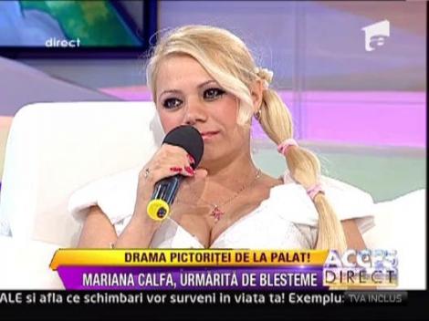 Pictorita Mariana Calfa este blestemata! Afla aici de ce