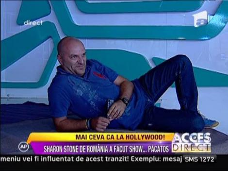 Sharon Stone de Romania a refacut scena fierbinte din Basic Instict